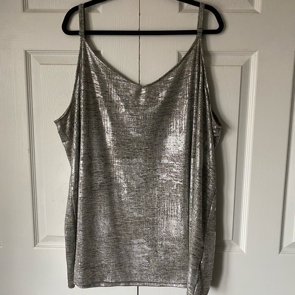 Torrid Silver Tank Top - 6 - Picture 1 of 3